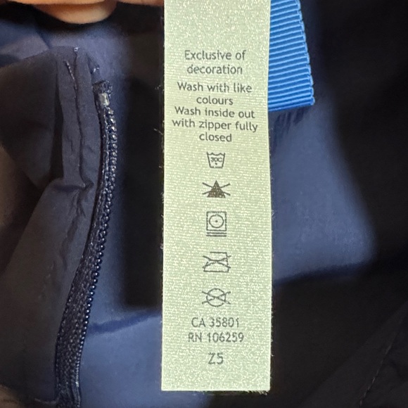 NWOT Lululemon Evergreen Anorak Jacket Night Sea/Blue Nile/Lavender size 14 - Picture 9 of 16